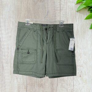 POLO JEANS CO. -- Khaki Cargo-Type Shorts, Multi-Pocket, Drawstring, NWT, Size 6